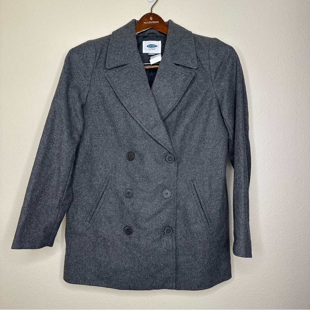 Old Navy Peacoat Charcoal Gray Size Small